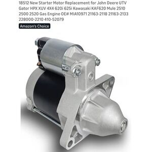 BOATRIP Starter Motor 12V John Deere Gator XUV 620i 625i MIA10971 Kawasaki Mule